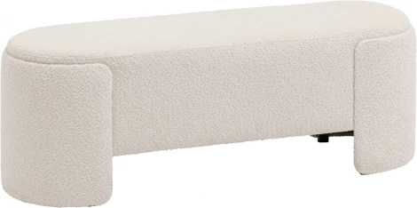 Банкетка Taks букле белый Stool Group (арт.УТ000039115)