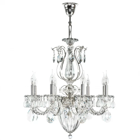 Подвесная люстра Osgona Schon 790114 (220V, хрусталь, на цепи, подсвечник, свеча)