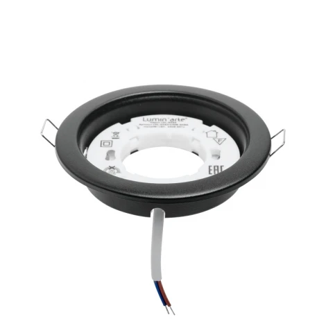 Встраиваемый светильник под лампу GX53 черный матовый Lumin'arte LDL-GX53/01MB