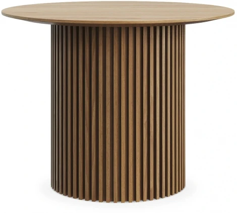 Стол журнальный Mono Stripe D50/D29/H37,5 ОГОГО Обстановочка! (МДФ/Светлое дерево) арт.943376