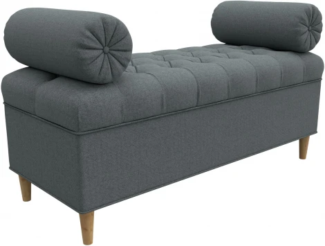 Банкетка Глория (Серый/Рогожка) Лига Диванов арт.125843