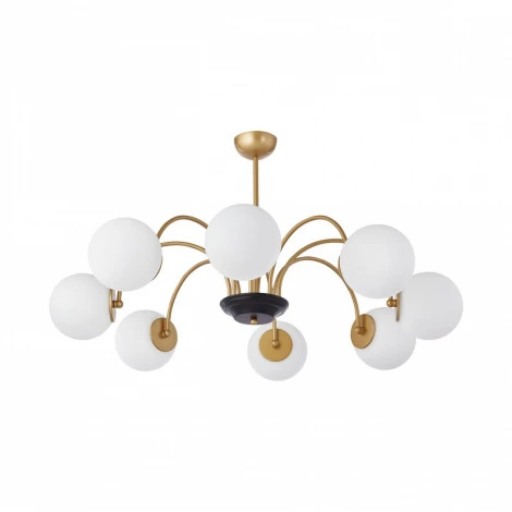 Потолочная люстра на штанге Arte Milano Napoli 312066/D940/8 BS/BK (220V, шарики)