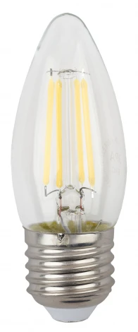 Лампочка светодиодная филаментная E27 9W ЭРА F-LED B35-9w-827-E27