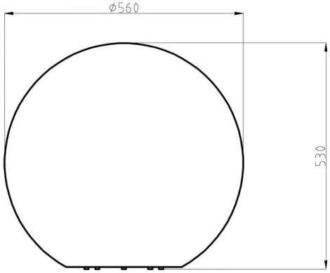 Грунтовый светильник Deko-Light Bowl Light 836962