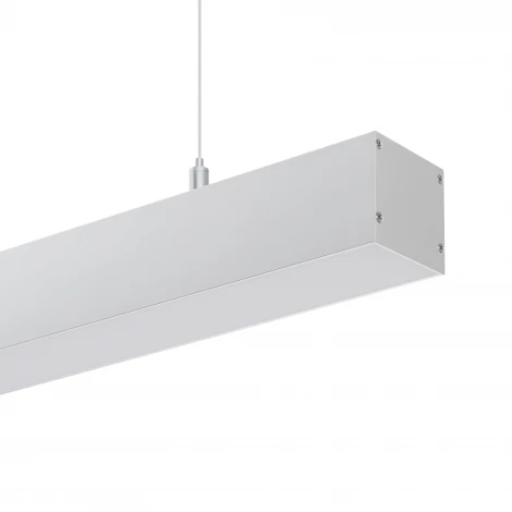 Подвесной линейный светильник LED SP-LINE-HANG-5050-L1960-65W Warm3000 (SL, 120 deg, 230V) IP33 (Arlight, Металл) 052309 (на тросе)