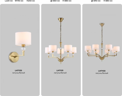 Подвесная люстра Ambrella High Light LH71131 (220V, на цепи)