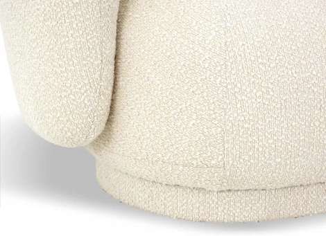 Диван Lucca ОГОГО (арт.786663), (Ткань,Рогожка,Букле/Белый)