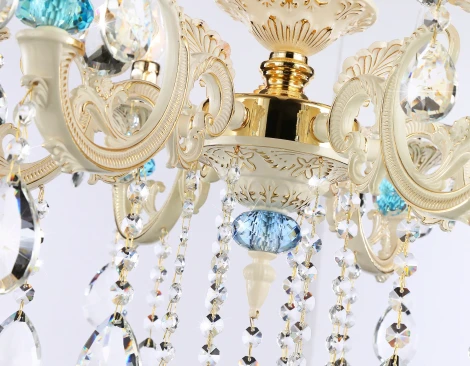 Подвесная люстра Ambrella TRADITIONAL TR4923 (220V, хрусталь, на цепи, свеча)