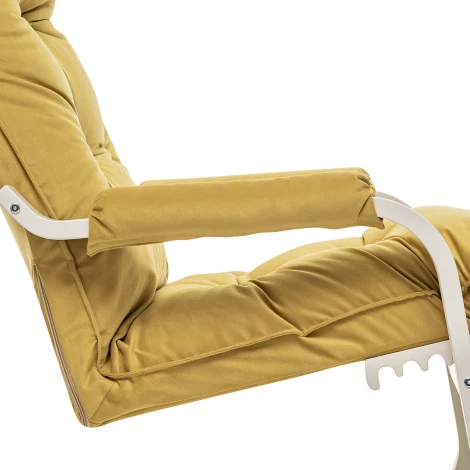 Кресло-трансформер Leset Оливер (Фанера,Березовый шпон,Металл,Велюр/Желтый) арт.2500000118593