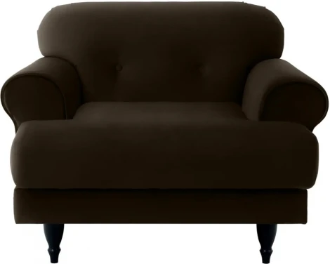 Кресло Italia ОГОГО (арт.463179), (Ткань/Темно-коричневый)
