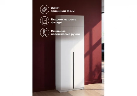 Шкаф Даиго с антресолью 80 СВ-Мебель Стеклянников Woodville 676147