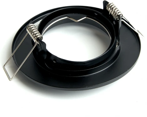 Светильник встраиваемый Feron DL11 48466 50W G5.3 черный (12V, круглые)