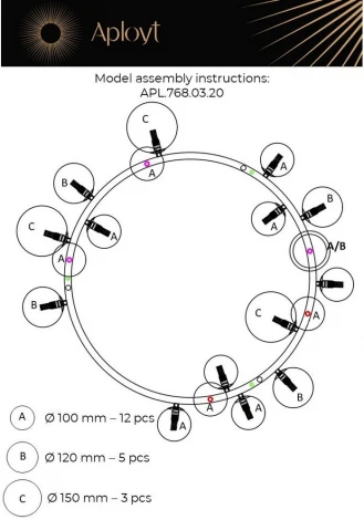 Подвесной светильник Aployt Lilian APL.768.03.20