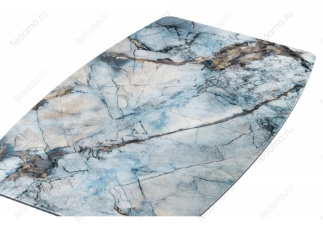 Стол на тумбе Woodville Теон магеллан / галифакс натуральный / графит 474320