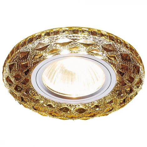 Встраиваемый точечный светильник Ambrella Декоративные Кристалл Лайт S288 BK (220V)