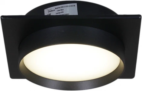 Встраиваемый точечный светильник Reluce 53005-9.0-001LD GX53 BK (220V)