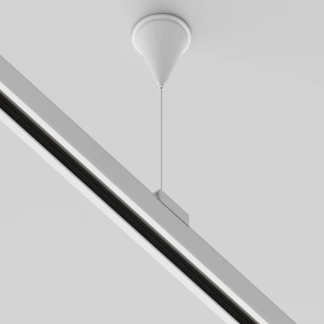 Подвес тросовый Trinity белый, 1шт (трехфазный) Maytoni Technical TRA005WS-31W (220V)