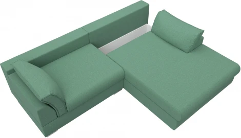 Диван угловой Пекин угол правый Лига Диванов (Рогожка) арт.123513