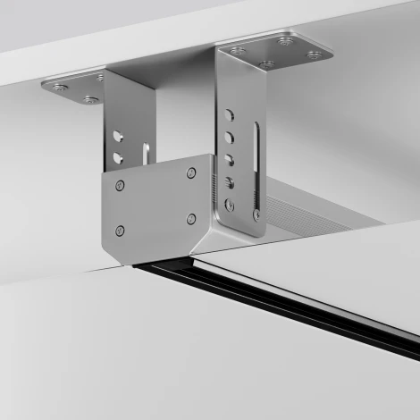 Профиль для монтажа Trinity в натяжной ПВХ потолок 2м (трехфазный) Maytoni Technical Accessories for tracks Trinity TRA005MP-312S(N)