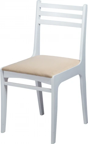 Стул Грис, Белый/Аполло бежевый, ЧМФ