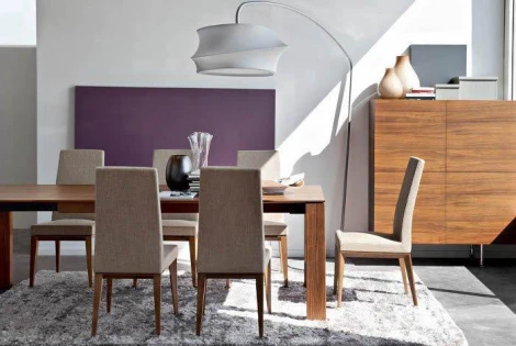 Деревянный стул Bess Calligaris ткань Denver