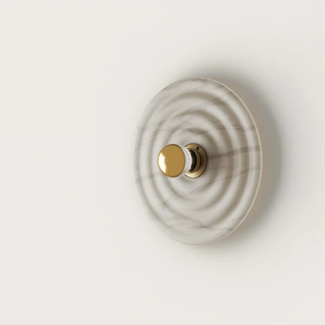 Настенный светильник Aromas del Campo Wave A1053/10/Shiny gold + 1094/30