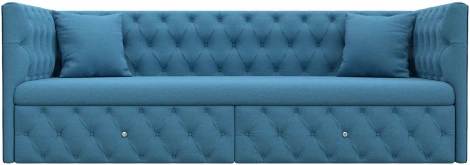 Диван детский прямой Найс (Голубой/Рогожка) Лига Диванов арт.123170