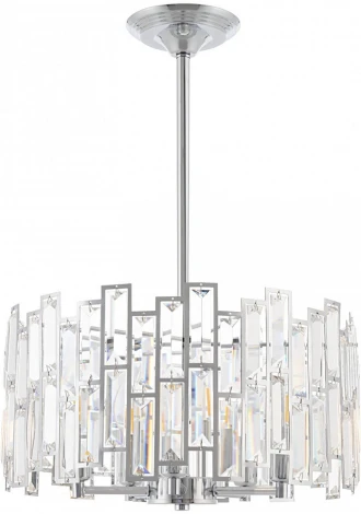 Подвесная люстра хрустальная на штанге Arte Milano Sorrento-3209 373209/5/350/390 CR (220V)
