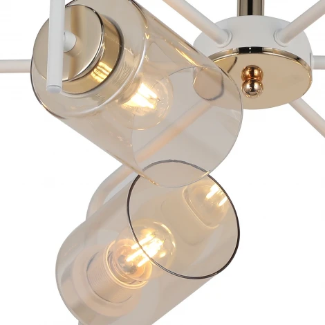 Потолочная люстра на штанге ILLUMICO IL8248-6COU-79 WH GD (220V)