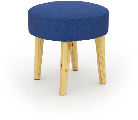 Пуф Arsko Сканди 2 синяя рогожка