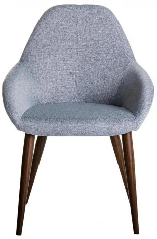 Стул R-Home Kent Сер/Тёмный Орех