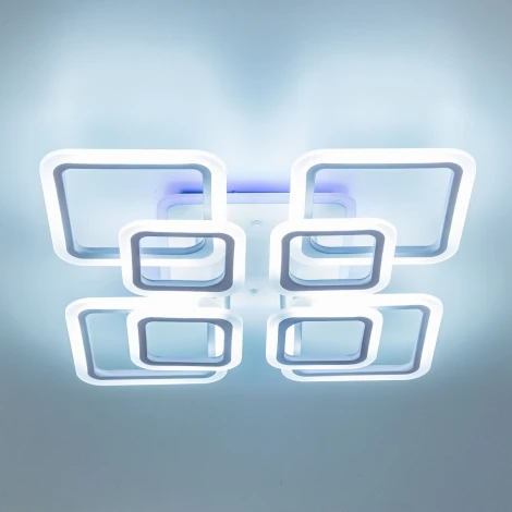 Умная потолочная люстра RGB Citilux Марсель Смарт CL232A180E (LED, 220V, умный дом - Алиса, Маруся, Сири)