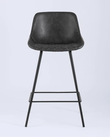 Стул полубарный Stool Group TEXAS экокожа серый УТ000003961