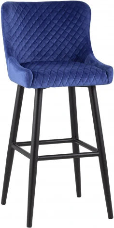 Стул барный Stool Group Ститч велюр синий УТ000001370