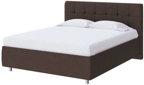 PROxSON Кровать Nety без основания (Ткань: Рогожка Тетра Брауни) 200x190