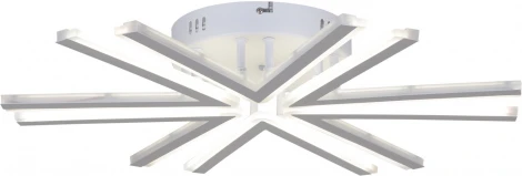 Потолочная люстра светодиодная на штанге с пультом Reluce 09824-3.3-06 WH (ночной режим, 220V)