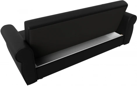 Диван-книжка Лига-019 (Черный/Экокожа) Лига Диванов арт.118386