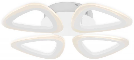 Потолочная люстра Ambrella Acrylica FA4482 (регулировка яркости, LED, 220V, пульт управления, цветы)