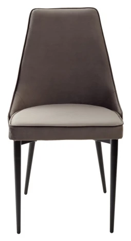 Обеденный стул M-City NEPAL-P ГРАФИТ #14, велюр/ черный каркас