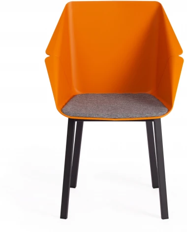Обеденный стул Tetchair DORO (Пластик,Металл,Ткань /Серый)