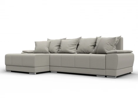 Диван угловой Лига-119 угол левый (ДСП,Брус,Фанера,ЛДС,Рогожка/Бежевый) Лига Диванов 137084L