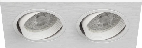 Встраиваемый точечный светильник ЭРА KL92-2 WH (12V)