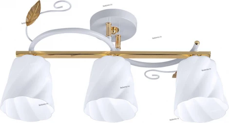 Потолочная люстра IDLamp Annelisa 380/3PF-Whitegold