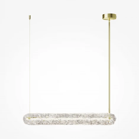 Потолочная люстра на штанге светодиодная Maytoni Frostum MOD439PL-L20BSK