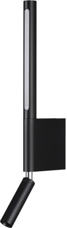 Настенный светильник с выключателем Novotech Fermo 359436 черный LED 5W+3W 220V 3000K (круглые)