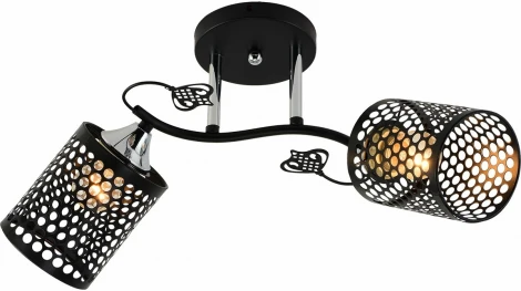 Потолочная люстра на штанге Reluce 11320-0.3-02 BK+CR (220V)