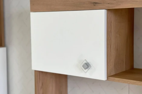 Форсаж Стеллаж, цвет дуб крафт золотой/белый Mebelson (арт.MKF-03.2725)