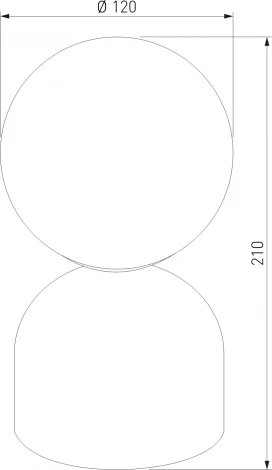 Настольная лампа Eurosvet Miki 16040 (220V, шар)