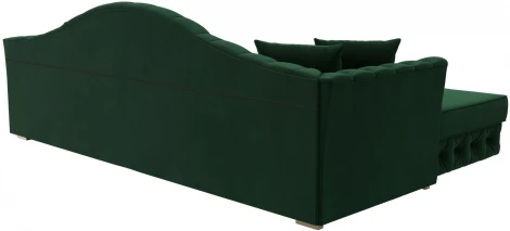 Диван угловой Артис левый угол (Зеленый/Велюр) Лига Диванов арт.121584L