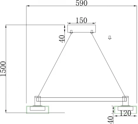Подвесной светильник светодиодный Stilfort Gloze 4009/02/05P (220V, на тросе, круглые)